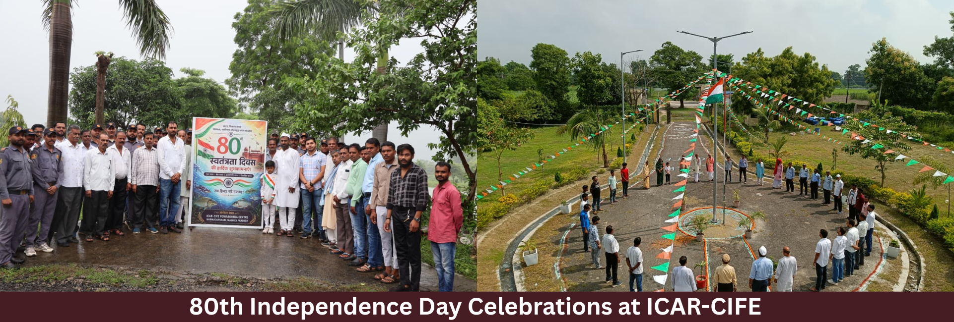 80th Independence Day Celebrations at ICAR-CIFE, Mumbai