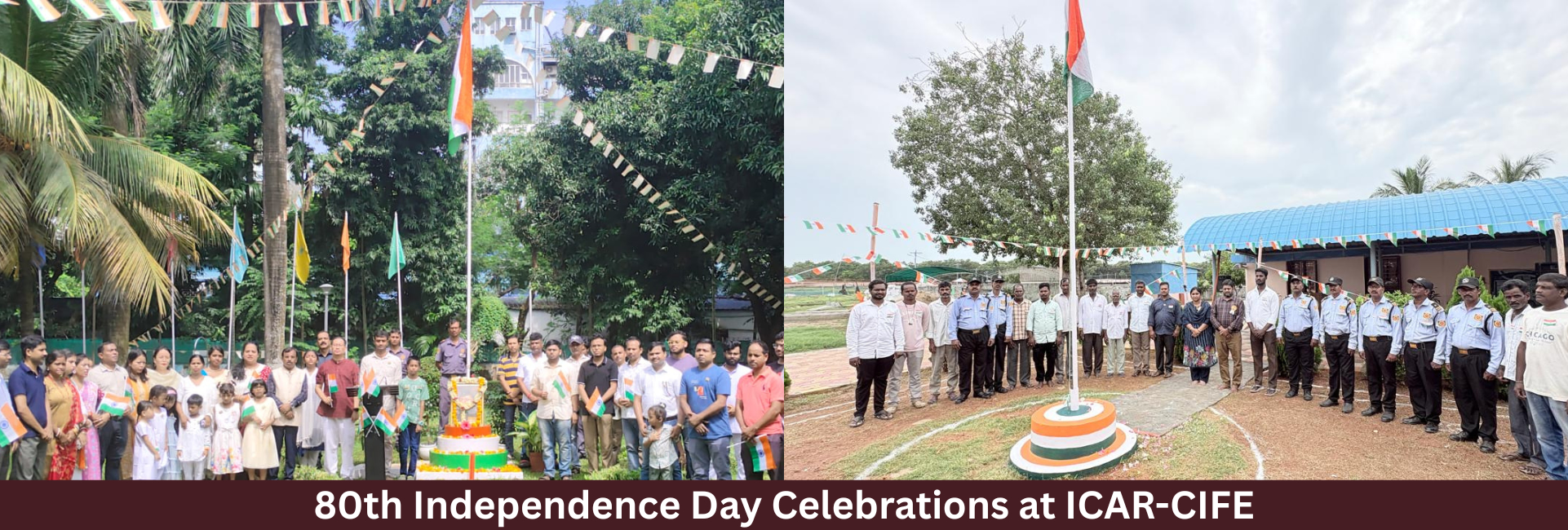 80th Independence Day Celebrations at ICAR-CIFE, Mumbai