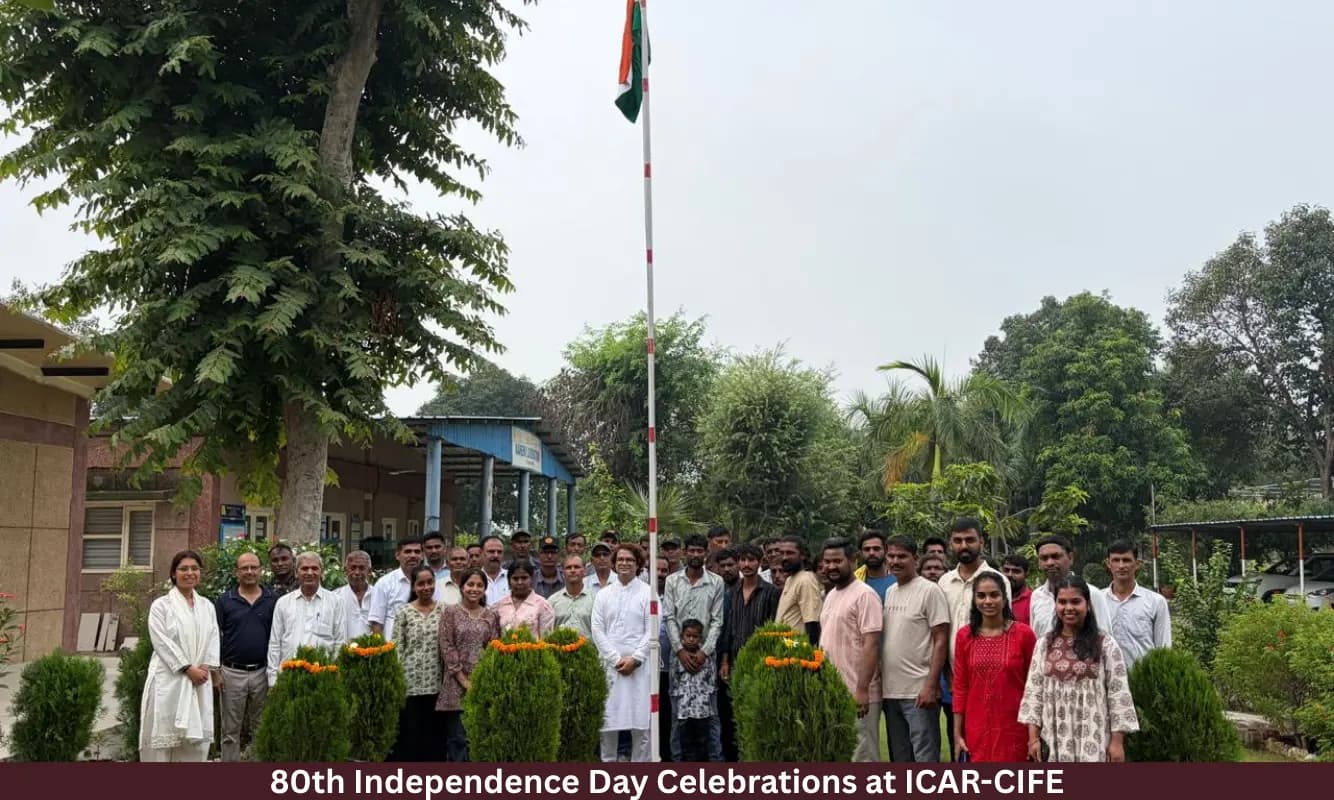 80th Independence Day Celebrations at ICAR-CIFE, Mumbai