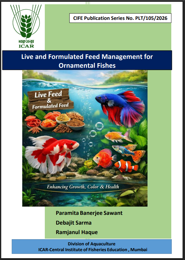 Live and Formulated Feed Management for  Ornamental Fishes