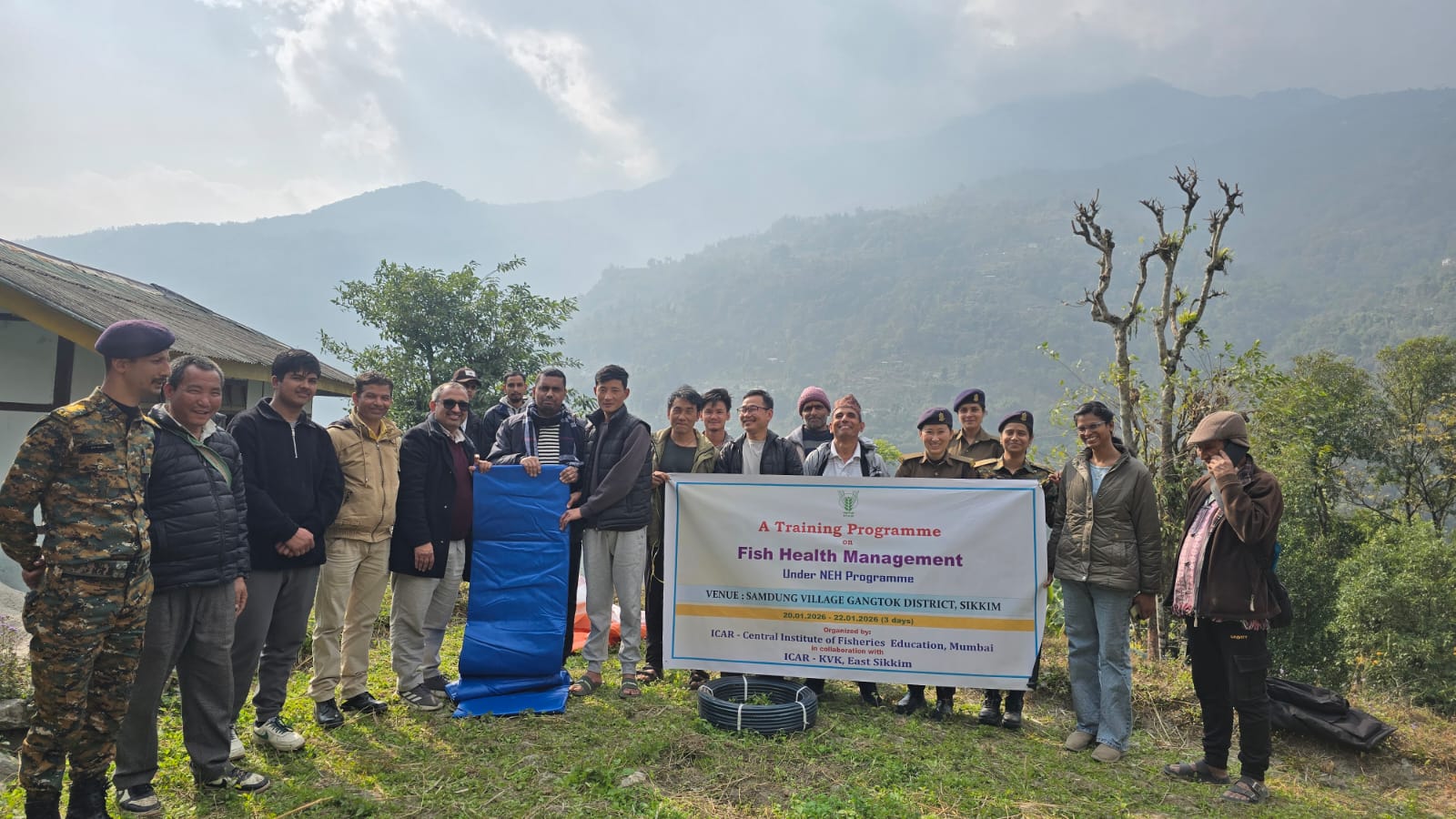 Image of Three days Training on “Fish Health Management” Under NEH program…