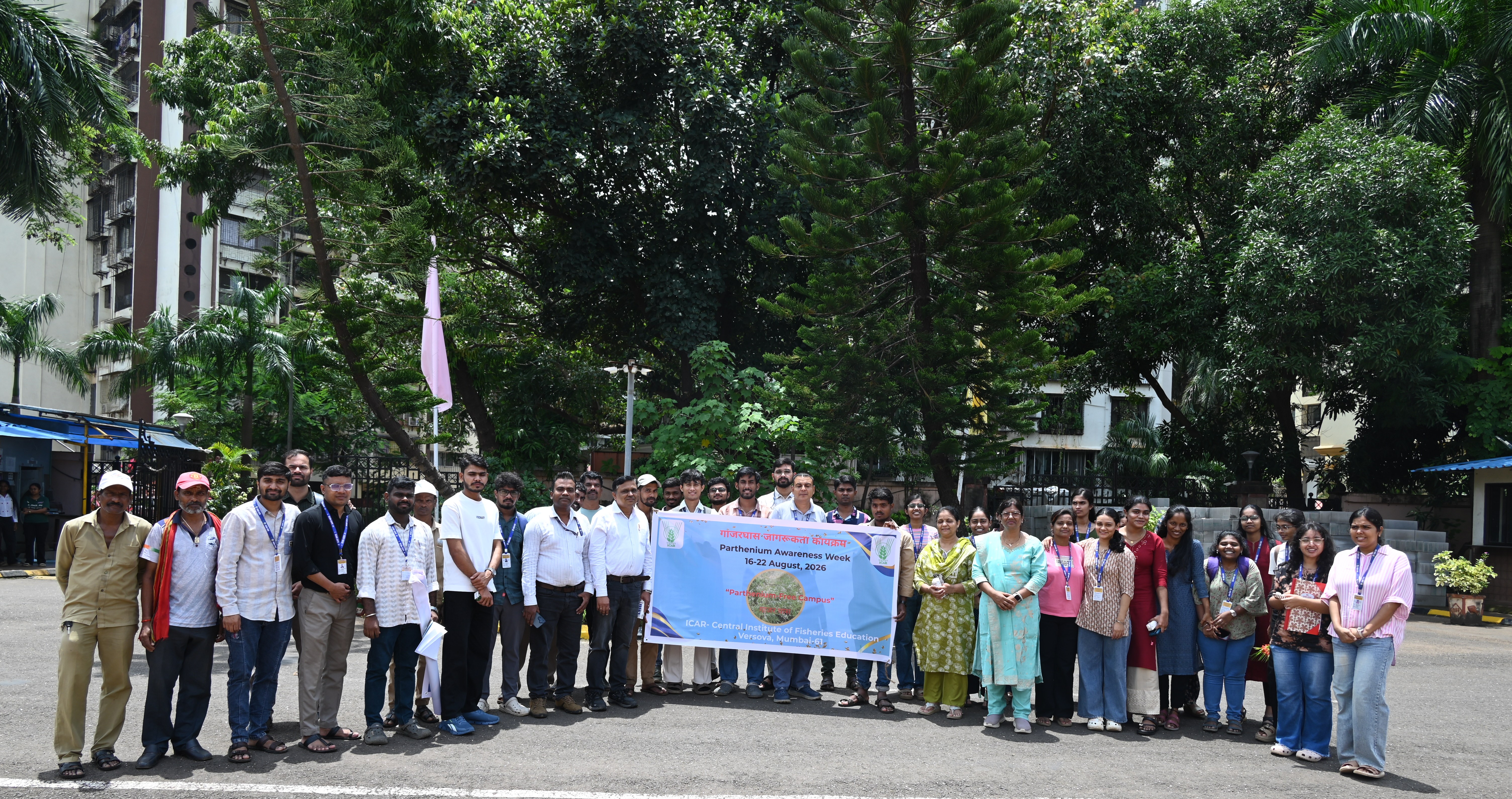Image of Parthenium Awareness Programme at ICAR-CIFE, Mumbai