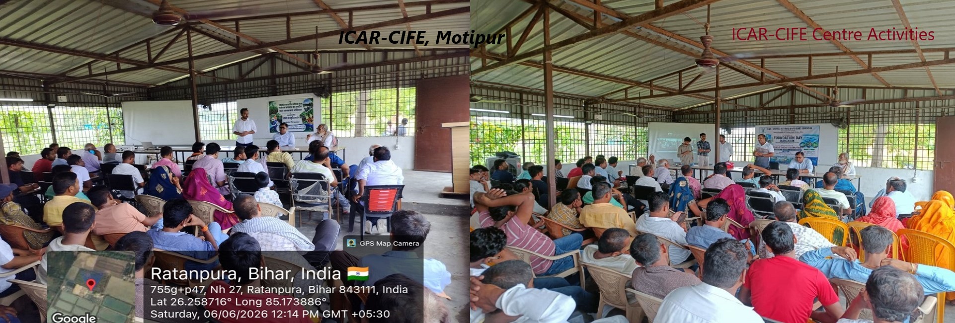 ICAR-CIFE केंद्रों की गतिविधियाँ