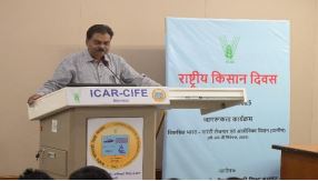Image of Kisan Diwas celebration at ICAR-CIFE, Mumbai and its regional centres