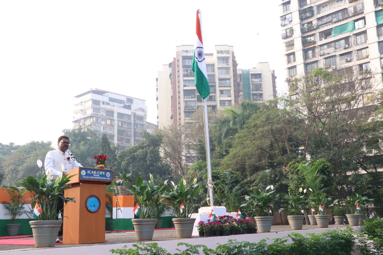 Image of ICAR-CIFE, celebrated the 77th Republic Day of India